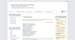 Desktop Screenshot of dotykzdrowia.com