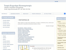 Tablet Screenshot of dotykzdrowia.com